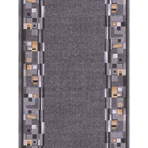 Protiskluzový běhoun na míru Bombay 97, šíře 80 cm, šedá, chodba / předsíň, Associated Weavers