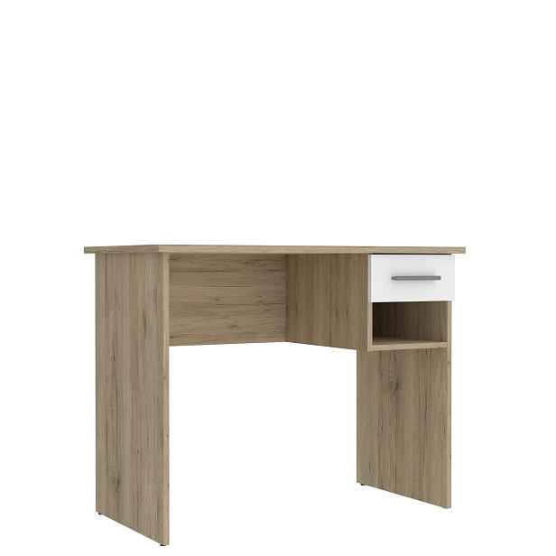 Szynaka Psací stůl Sety 100 cm dub San Remo/bílý