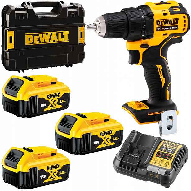 Aku Šroubovák 18V 65Nm 3x5Ah Brushless Tstak DeWALT DCD708P3T-QW
