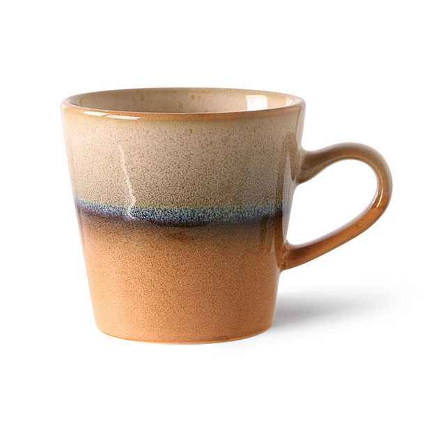 Barevný retro hrnek na Americano 70s tornado - 11*8,5*8cm  / 260ml  HKLIVING