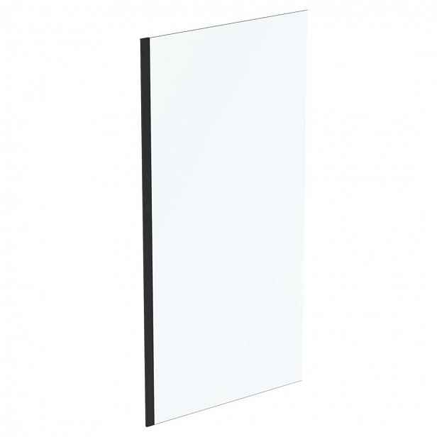 Ideal Standard Connect 2 - Sprchová stěna Wetroom 100 cm, černá/čiré sklo K9378V3