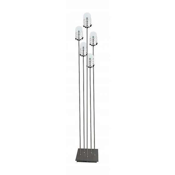 Stojací lampa chrom 5x20W 4G Luxor Candellux
