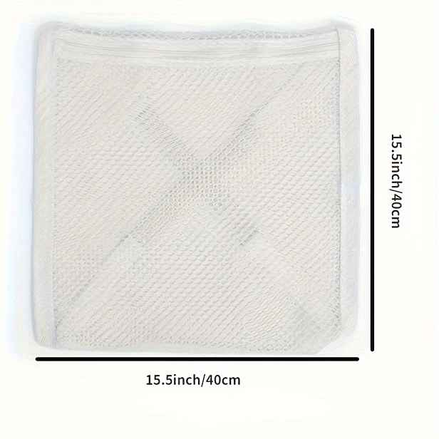TEMU Univerzální Prádelní Taška s Elastickým Popruhem - Odolná Látka, 15.5" x 15.5" - Ideální pro Boty & Oblečení, Ideální pro Domácí Organizaci v