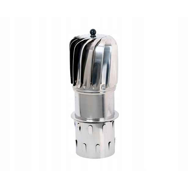 Vents MiniVent otočný komínový nástavec MINIVENT150AL 150 mm, hliník