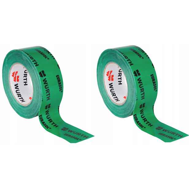 Wurth 2 X Těsnící Lepicí Páska Eurasol Zelená 50 MM-L25 M 0992900050