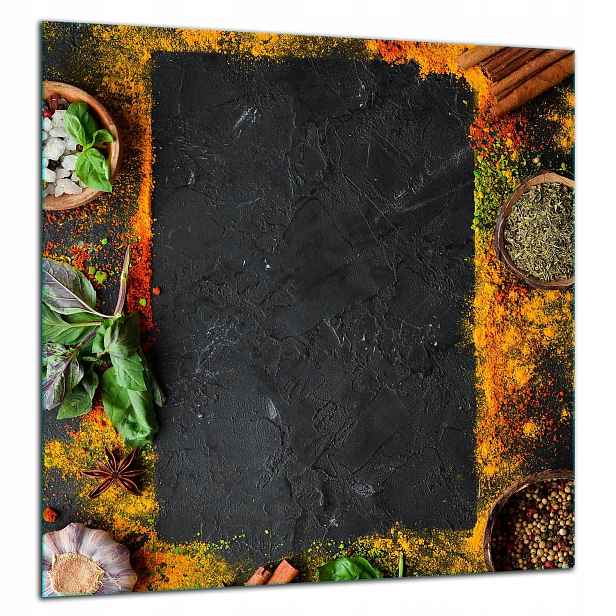 Skleněná Ochranná Deska Panel Lepidlo 60x65 Kuchyně