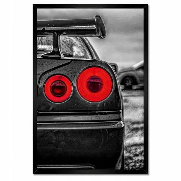 Plakáty v rámu 40x60 Sportovní Nissan Gtr Lampy