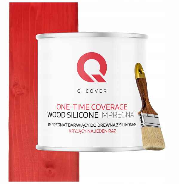 Impregnace Na Dřevo Na Jedno Použití Extra Barva Červená 2,5L Dárek
