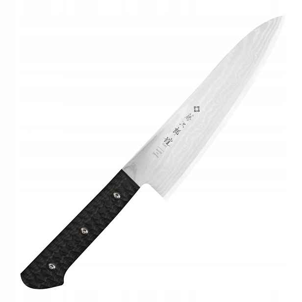 Nůž Šéfkuchaře Tojiro Gai Vg 10 Damascus 18 cm Japonský Micarta
