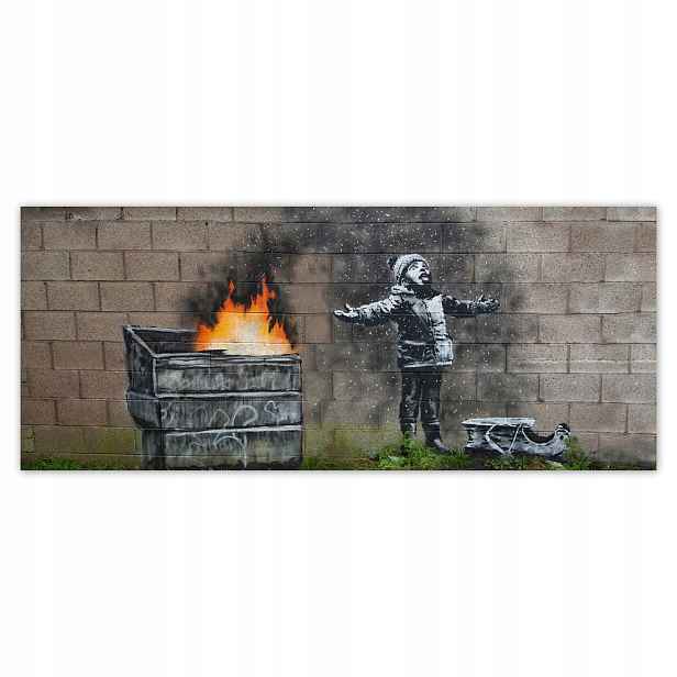 Fototapety flizelina 250x104 Banksy Smog Sníh