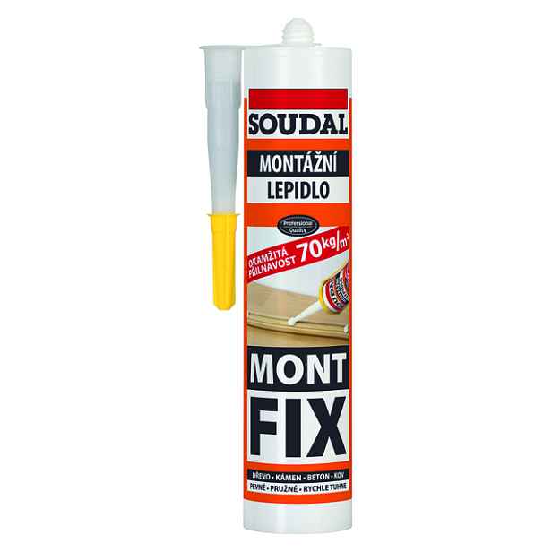 Lepidlo montážní Soudal MONT FIX 300 ml