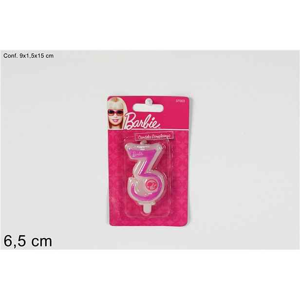 PROHOME - Svíčka dortová 3 Barbie