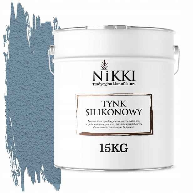 Silikonová Fasádní Omítka Modrá F126 15KG Beránek Granulace 1.5mm