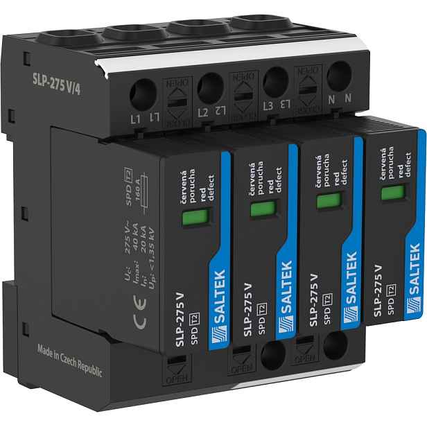 Svodič přepětí T2 Saltek SLP-275 V/4