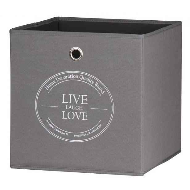 Úložný box Alfa, motiv Live Love