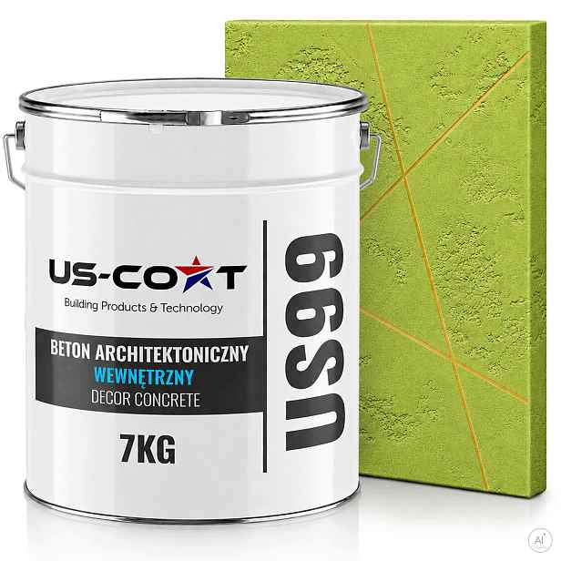 Vnitřní Architektonický Beton Barva Hrášková H2437 5m2 7kg Omítka Zeď