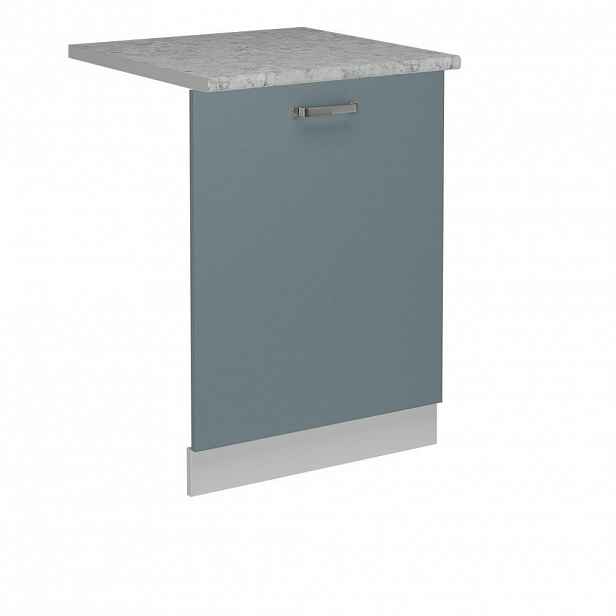 Vicco ČELNÍ PANEL MYČKY R-Line Modrošedá 60 cm s pracovní deskou