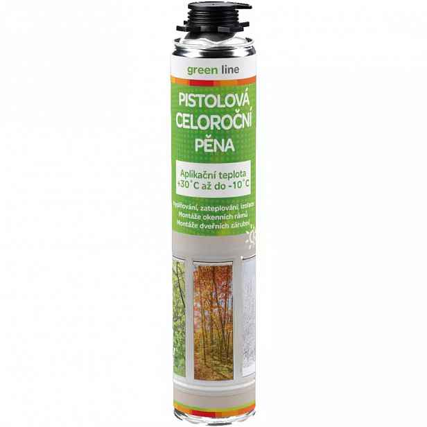 Montážní pěna celoroční Green Line pistolová 750 ml