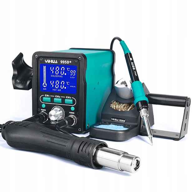 Pájecí Stanice 2v1 Hot Air Yihua 995D+ 750W
