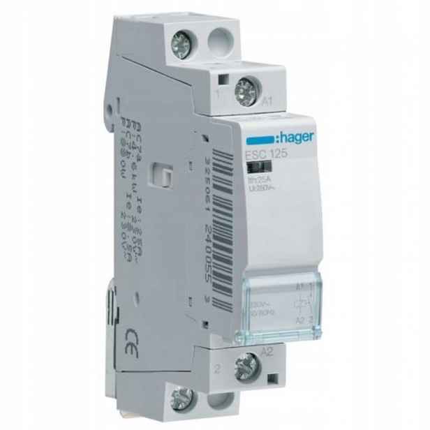 Stykač ESC125 25A 230V 1NO Hager