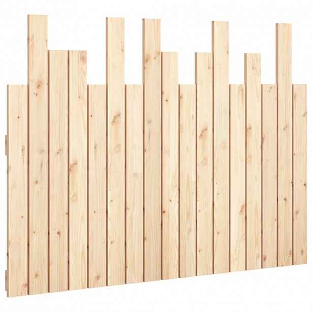 vidaXL Nástěnné čelo postele 108 x 3 x 80 cm masivní borové dřevo