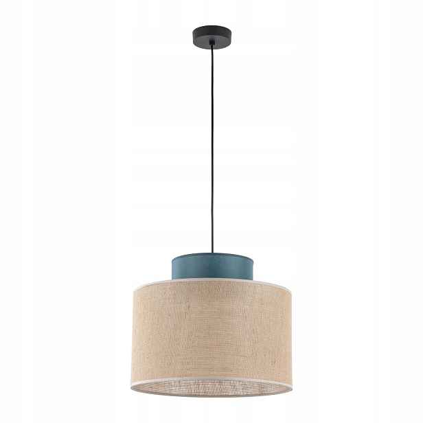 Závěsné svítidlo se stínidlem Duo Juta Green do obývacího pokoje Tk Lighting juta zelená