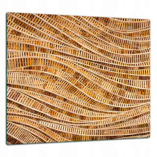 Ochranná Skleněná Deska Panel Lepidlo 65x60 Dřevo Tvrzené Sklo