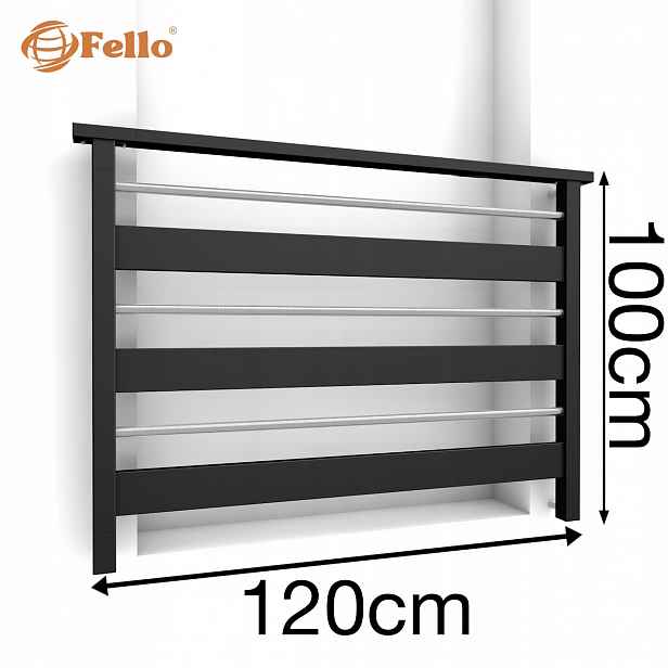 Diverse Francouzský balkon 120 cm Balustrada Ral