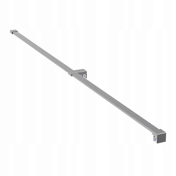 Držák Do Kabiny Kolmý, Nastavitelný 30-120 CM Pro Sklo 6-8 MM, Chrom