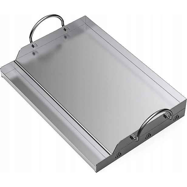 Grilovací deska Onlyfire Plancha nerezová ocel 51x32x7 cm