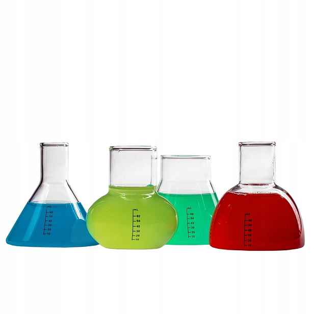 Laboratorní sklo 4 kusy (100% sklo)