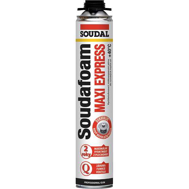 Pěna polyuretanová Soudal Soudafoam GUN MAXI EXPRESS 820 ml