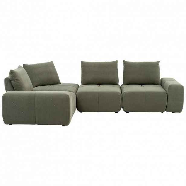 Xora SEDACÍ SOUPRAVA, textil, olivově zelená