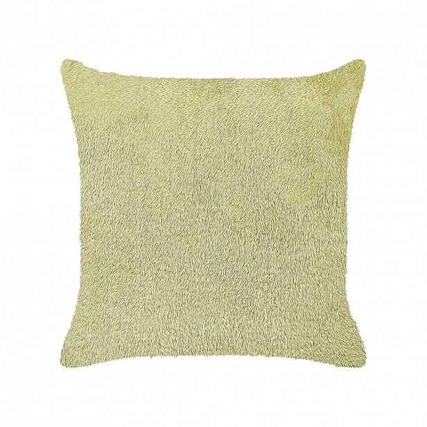 Beliani DEKORATIVNÍ POLŠTÁŘ Světle zelený 45/45 cm Pilea