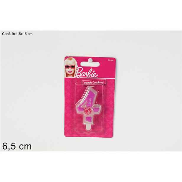 PROHOME - Svíčka dortová 4 Barbie