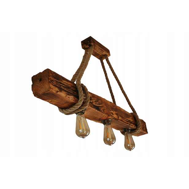 Dřevěná lampa OldBeam3