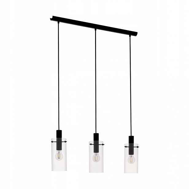 Eglo Montefino 97367 3X60W E27 Černá závěsná lampa