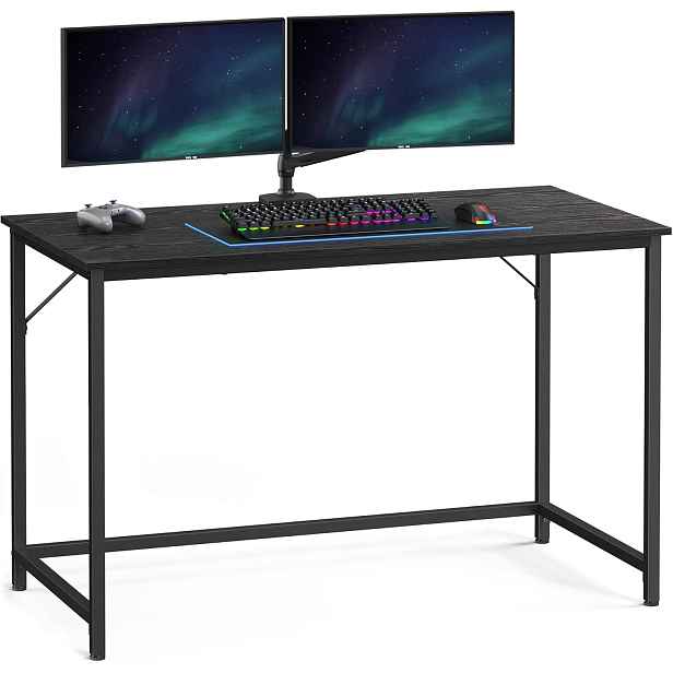 SONGMICS Psací stůl Vasagle Ebeny 120 cm černý