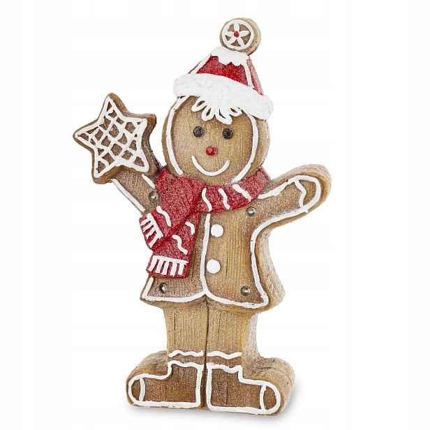 Vánoční dekorace figurka Perníkové Led sušenky 40x26x8 cm Ap 166425