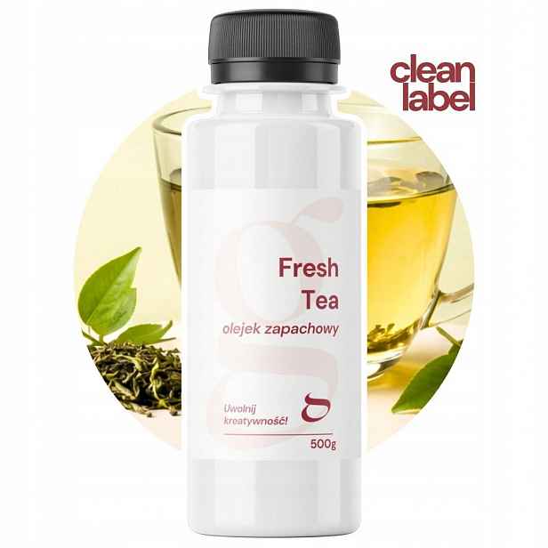 Vonný olej Fresh Tea, čerstvý čaj na svíčky a mýdlový vosk 500 g