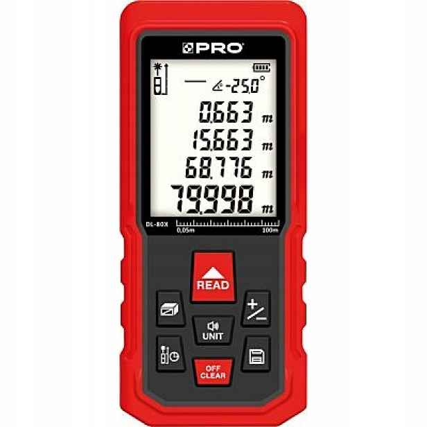 Laserový Dálkoměr, Laserový Měřič Pro DL-100X