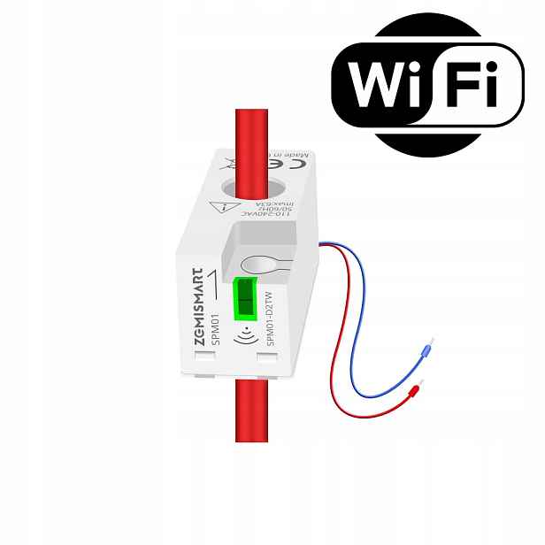 Jednofázový obousměrný elektroměr 63A WiFi Tuya
