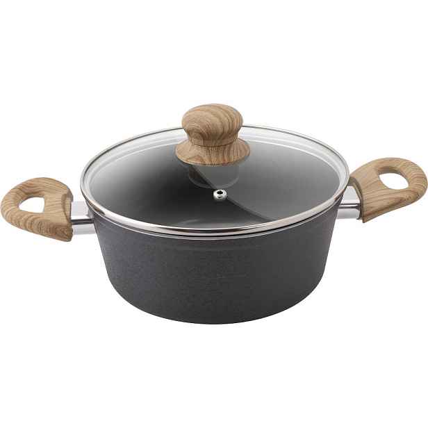 Kastrol s poklicí 18 cm Lamart LT1245 Natur