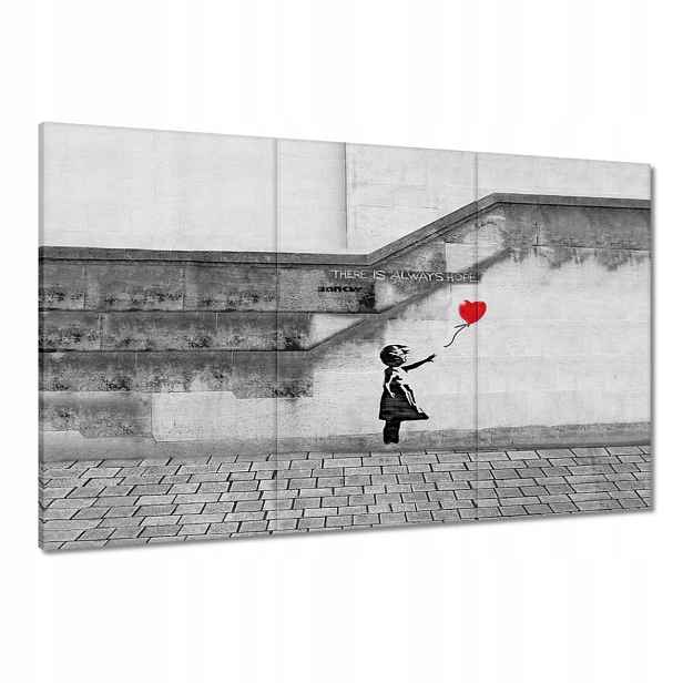 Obrazy 120x80 Banksy Dívka Hope