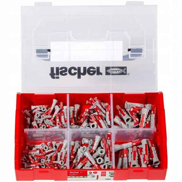 Fischer Duopower FixTainer sada hmoždinek 6,8,10mm, 210ks, 536161