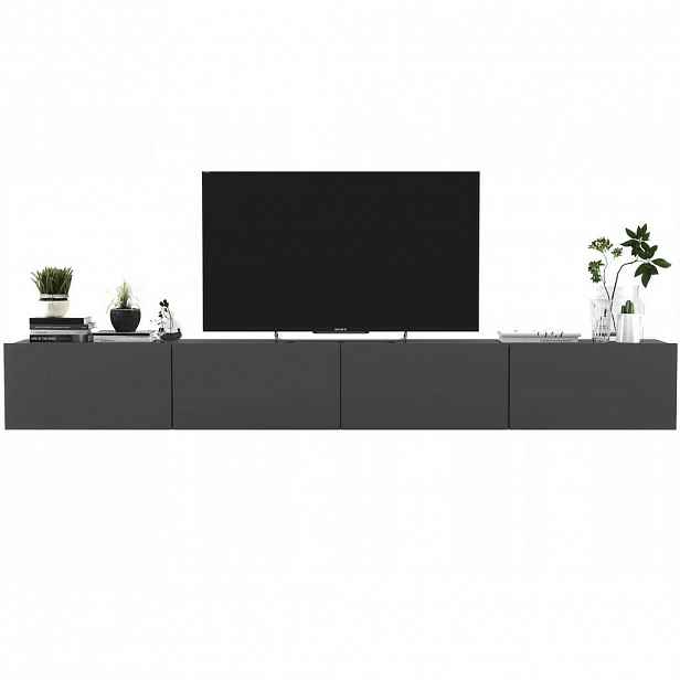 Meble Lindner SADA 2 TV stolků Enjoy Šedá mat 240 cm