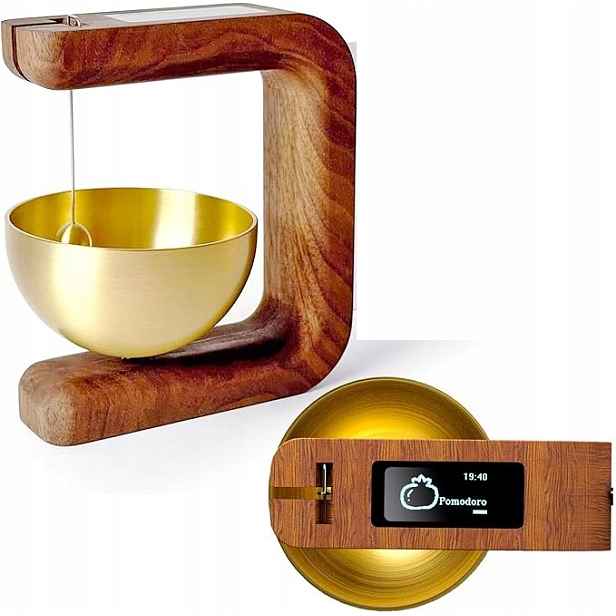 Pro Timer P2, Časovač Pomodoro s magnetickou tabulí, dřevěný na stůl