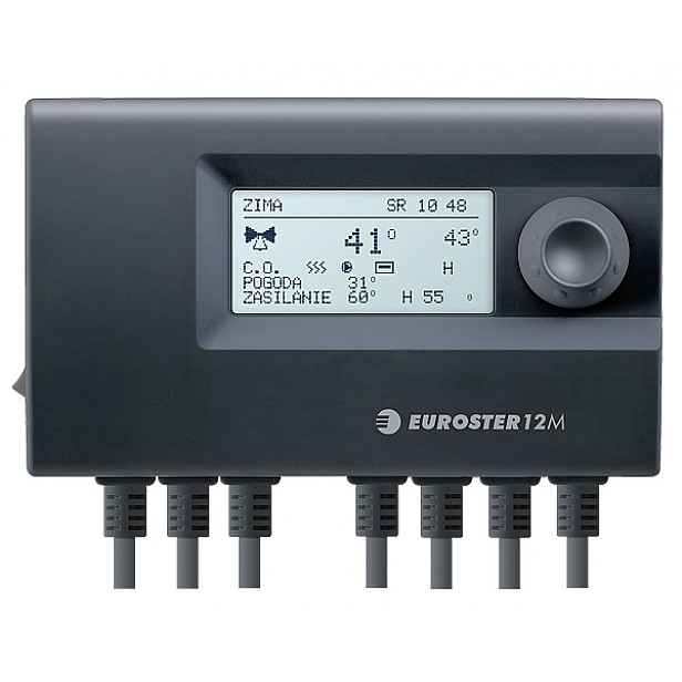 Programovatelný regulátor Euroster EUR-12M pro regulaci teploty v oběhu