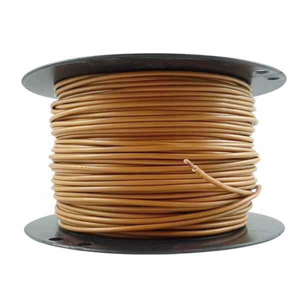 Role 100 m Elektrický kabel Lgy 1x1,5 mm² hnědý Coferro Kabel Eu lanko