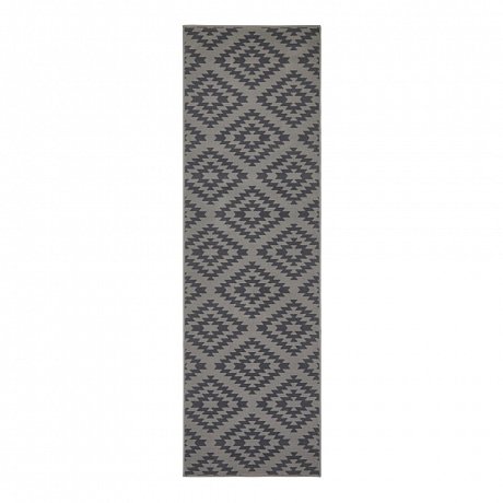 Šedý běhoun Hanse Home Jenny, 80 x 350 cm